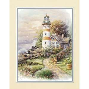  Lighthouse with Cottages