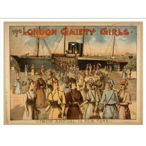   Theater Poster (M), The London Gaiety Girls