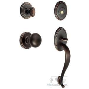  Handleset   georgetown with s grip and fifth avenue knob 