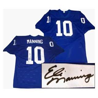  Eli Manning Autographed Uniform   New York Giants Wilson 