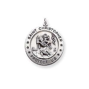  Sterling Silver St. Christopher Medal West Coast Jewelry 