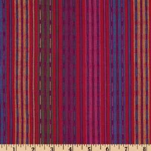   Stripes Cotton Shirting Fuchsia Fabric By The Yard Arts, Crafts
