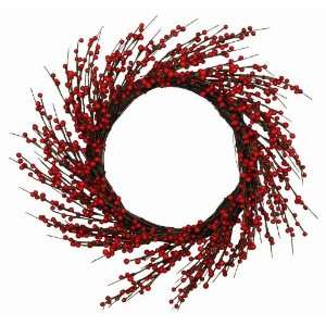 Ilex Berry Artificial 22 Wreath