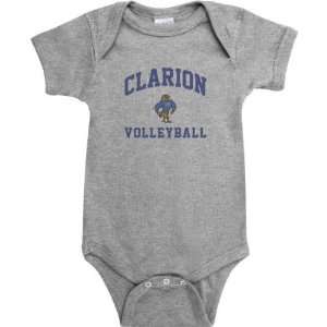   Grey Varsity Washed Volleyball Arch Baby Creeper