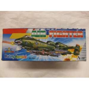  Air Fighter A 10 Battery Operated Engine Sound Flashing 