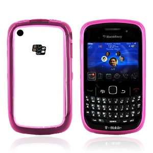  for Blackberry Curve 8520 8530 Hard Case WHITE & PINK 