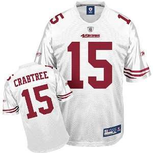   49ers Michael Crabtree Youth Replica White Jersey