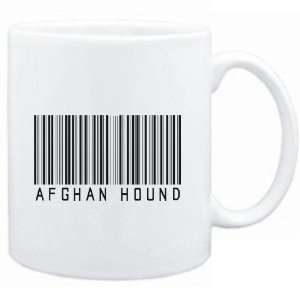  Mug White  Afghan Hound BARCODE  Dogs