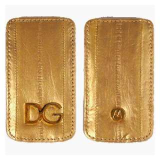  Motorola V3 Gold D&G Eel Skin Case Electronics