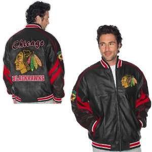  G III Chicago Blackhawks Leather Jacket