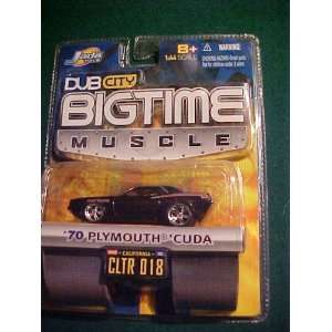  70 Plymouth Cuda Dub City Bigtime Muscle Toys & Games