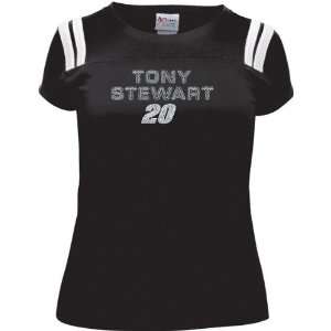   Tony Stewart Womens Fan Flare Embellished T Shirt