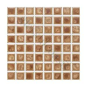  Amber 1 x 1 Brown Bathroom Glossy Ceramic   17982