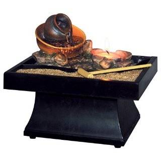  Desktop Waterfall Fountain with LED Lights, 5.5 inch (1 pc 