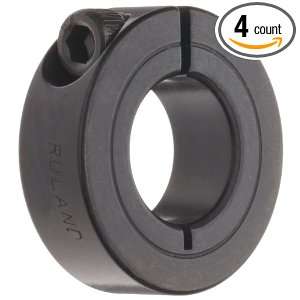 Ruland CL 7 F One Piece Clamping Shaft Collar, Black Oxide Steel, .438 