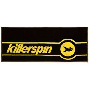  Killerspin Table Tennis Tournament Towel Black/Yellow 38 X 