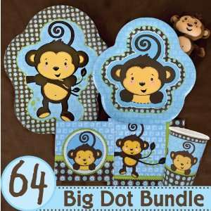  Monkey Boy Birthday Party Supplies & Ideas   64 Big Dot 