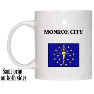  US State Flag   MONROE CITY, Indiana (IN) Mug Everything 