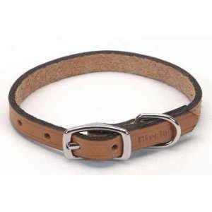   Pet Products Leather Oak Tan Dog Collar 1/2X14 Tan