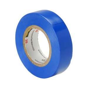 Scotch(R) 35 Vinyl Electrical Color Coding Tape, Blue, 1/2 in x 20 ft 