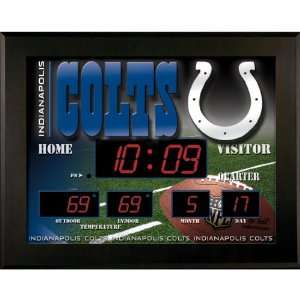 Indianapolis Colts Deluxe Illuminated Scoreboard  Sports 