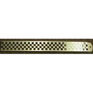  Stainless Steel Decorating Strip, Checkerboard Design 