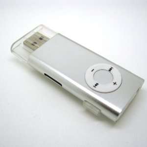 com 2012 New Style Silver Mini  Player Supports 8GB Micro SD Card 