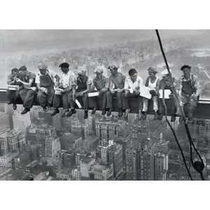 Charles Ebbets   Lunchtime Atop A Skyscraper POSTER Canvas  