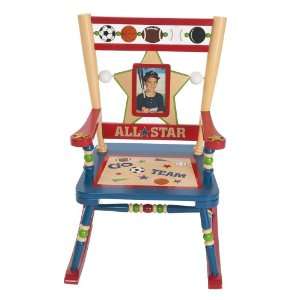  Little Champion Wooden Childrens Rocking Chair