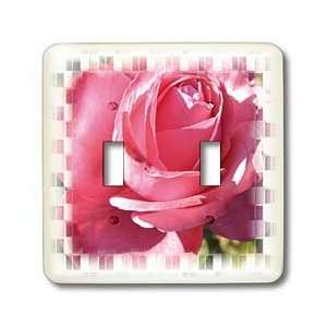  Flowers   Square Framed Rose  Flowers  Photography   Light Switch 