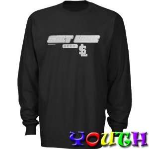  Salt Lake Bees Youth Long Sleeve T Shirt (Black) Sports 