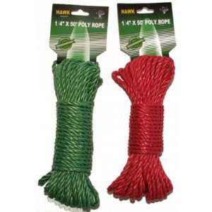  Poly Rope 50 Feet by 1/4 Inch