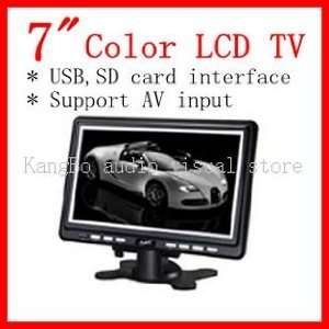 SD , 7 inch mini tv,7 inch lcd portable monitor,7 inch lcd portable tv 