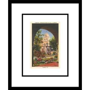  Grounds, Old Mission, San Diego, California, Framed Print 