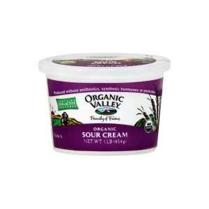  Organic Valley Sour Cream, Organic, 16 oz, (pack of 3 