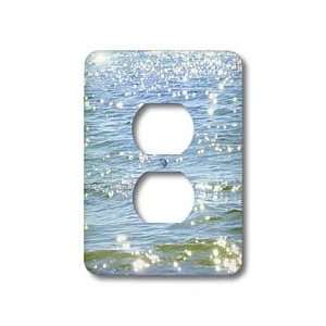 Florene Water Landscape   Ocean Sparkle   Light Switch Covers   2 plug 