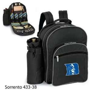 Duke University Printed Sorrento Picnic Backpack Black