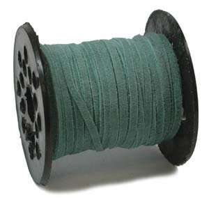  3mm Real Suede Lace Cord String (By the Yard) TURQUOISE 