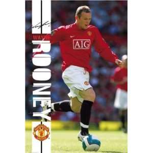  Football Posters Manchester United   Rooney 07/08 Poster 
