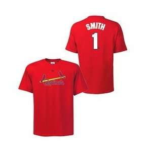  St. Louis Cardinals Ozzie Smith Cooperstown Name & Number 