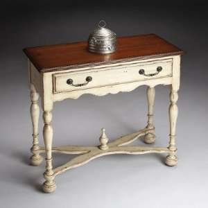   Console Table in Distressed Vanilla and Cherry 3004115 Furniture