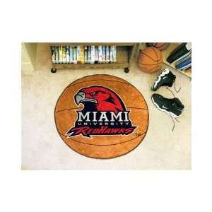  Miami University RedHawks 29 Round Basketball Mat Sports 