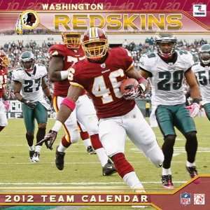  Turner Washington Redskins 2012 12 x12 Wall Calendar 