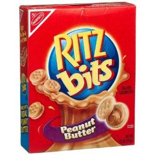 Ritz Bits Sandwich Crackers, Cheese, 9.5 Ounce Boxes (Pack of 6 
