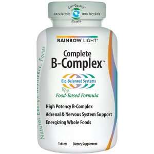  Rainbow Light Vitamins & Minerals Complete B Complex, Food 