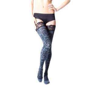   Luxe Lace Patterned Thigh High   20 30mmHg