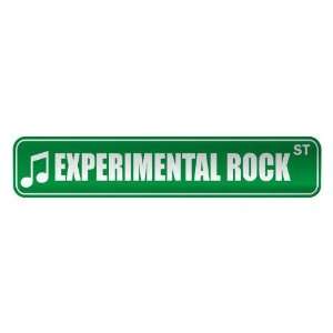   EXPERIMENTAL ROCK ST  STREET SIGN MUSIC