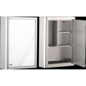   Brushed Stainless Steel, Right Opening Mirror Door, Medicine Cabinet