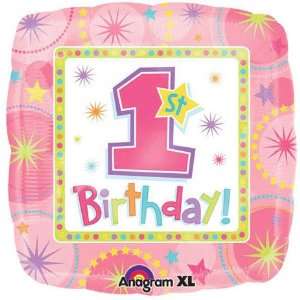    One Derful Birthday Girl 18 Inch Foil Balloon Toys & Games