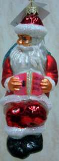 RADKO All Ready To Go ORNAMENT Vintage SANTA 972380  